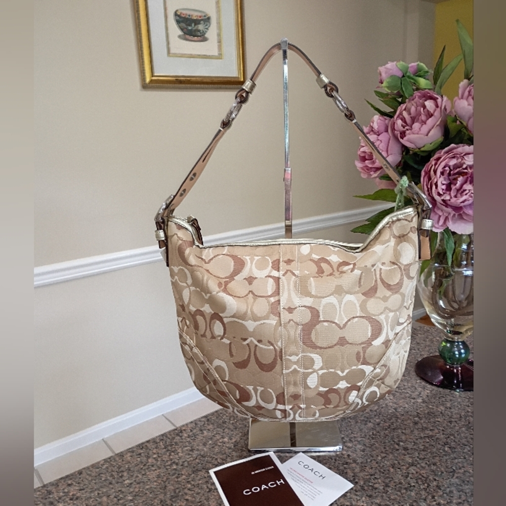 NWT Coach Soho  Opt Signature Vintage Shoulder Bag - Picture 4 of 17